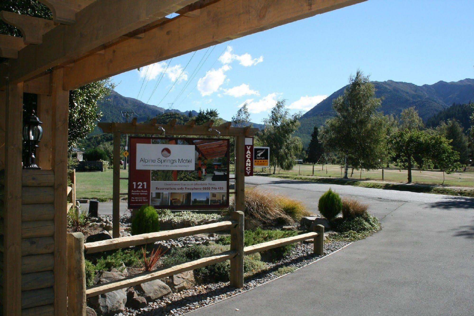 Alpine Springs Motel Hanmer Springs Dış mekan fotoğraf